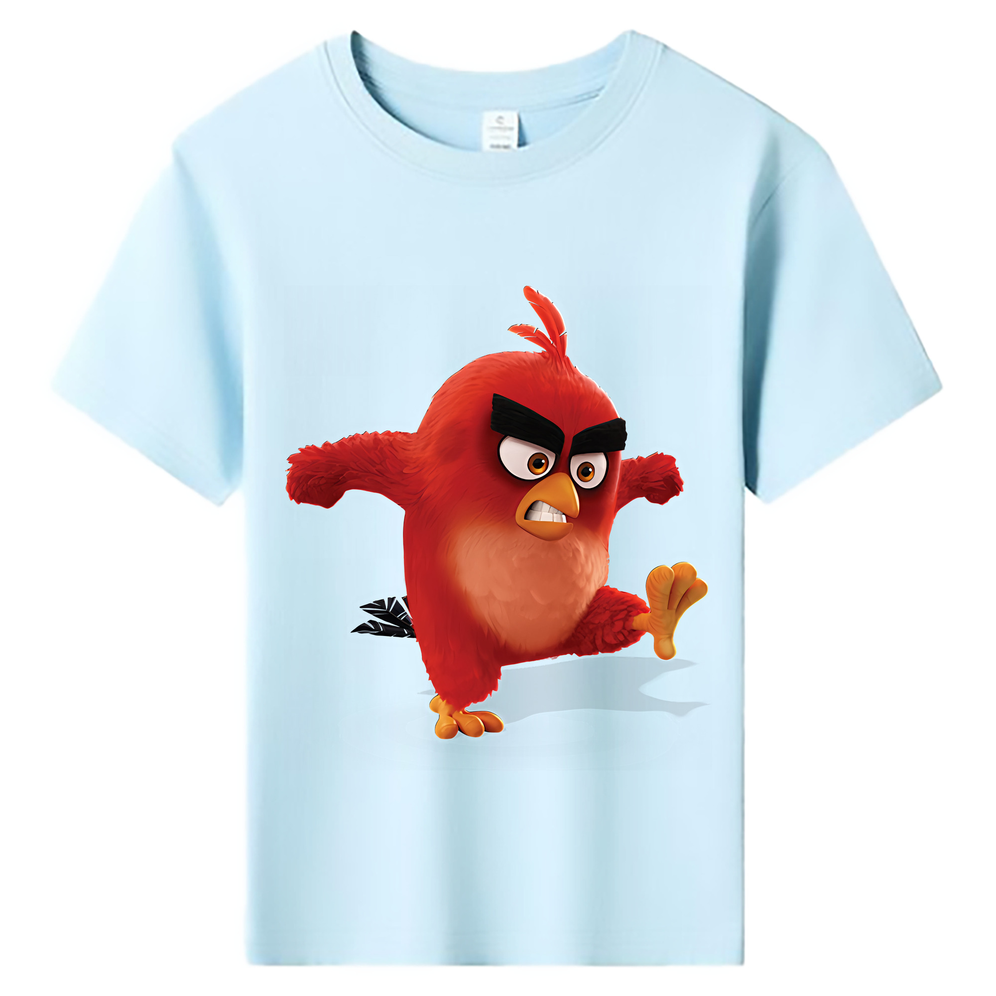 （画像用） Angry Birds アングリーバード 綿100％キッズTシャツ（フロントプリント）